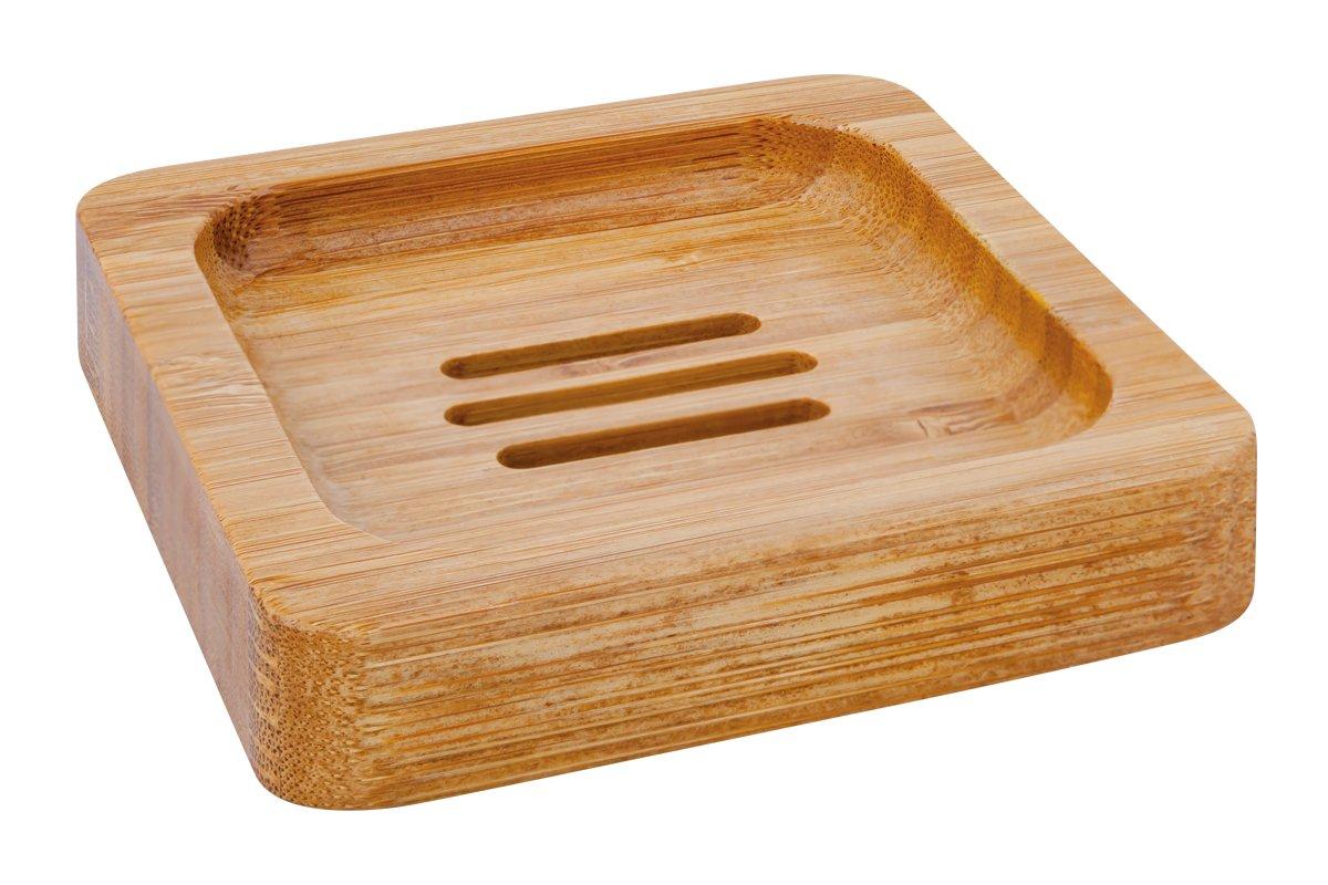 Square Bamboo Soap Dish by Croll & Denecke