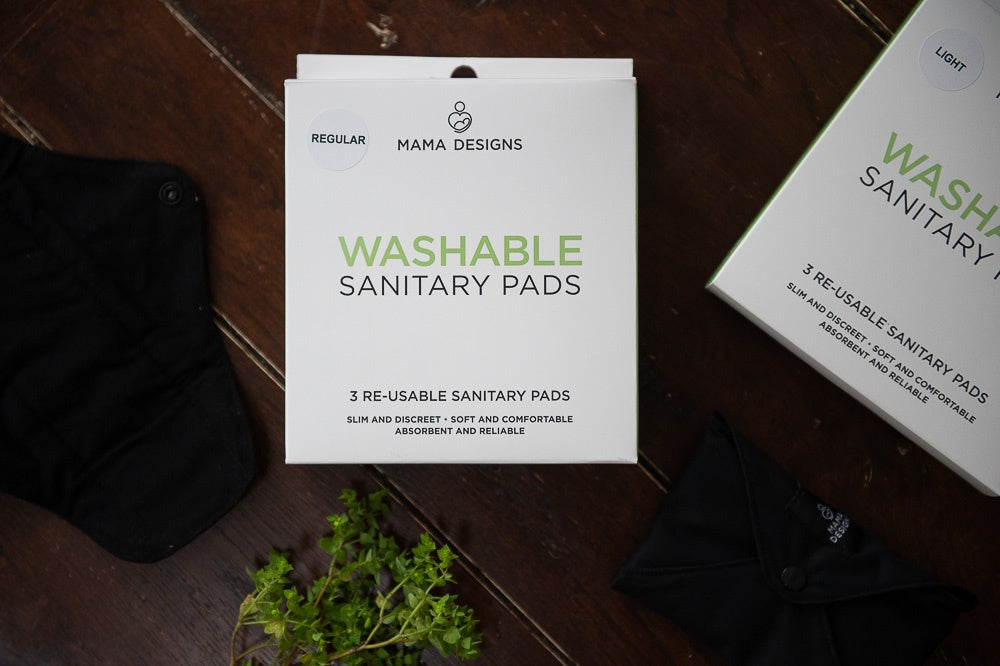 Reusable and Washable Sanitary Pads (regular) in box