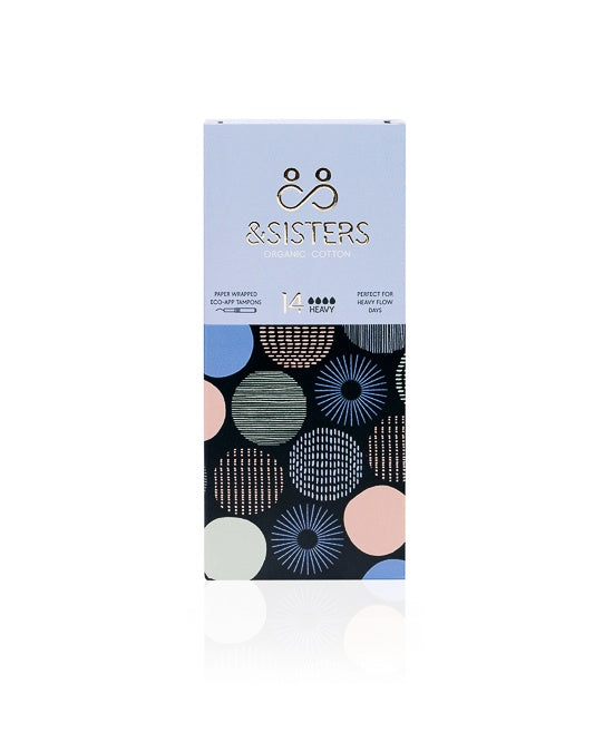 &Sisters Organic Cotton Tampon with Applicator (heavy)