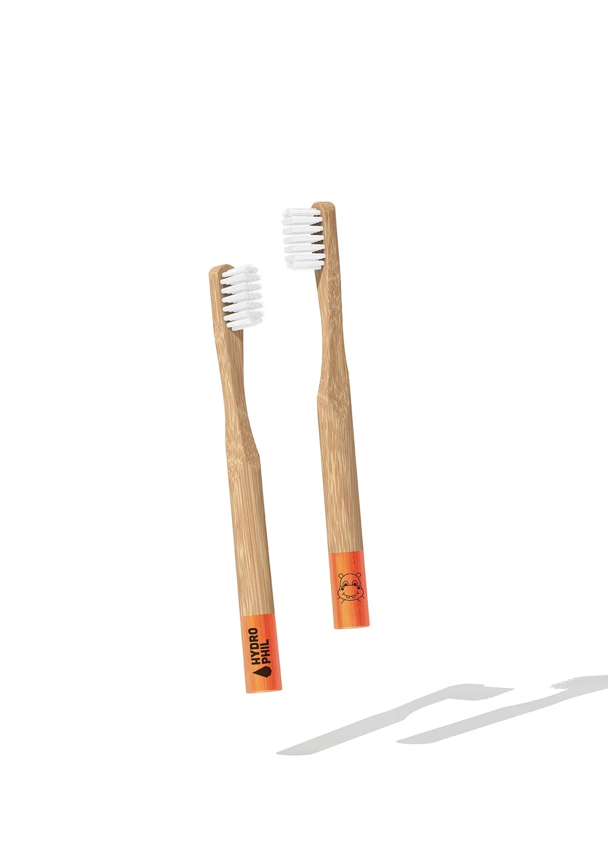 Hydrophil bamboo toothbrush for kids in red