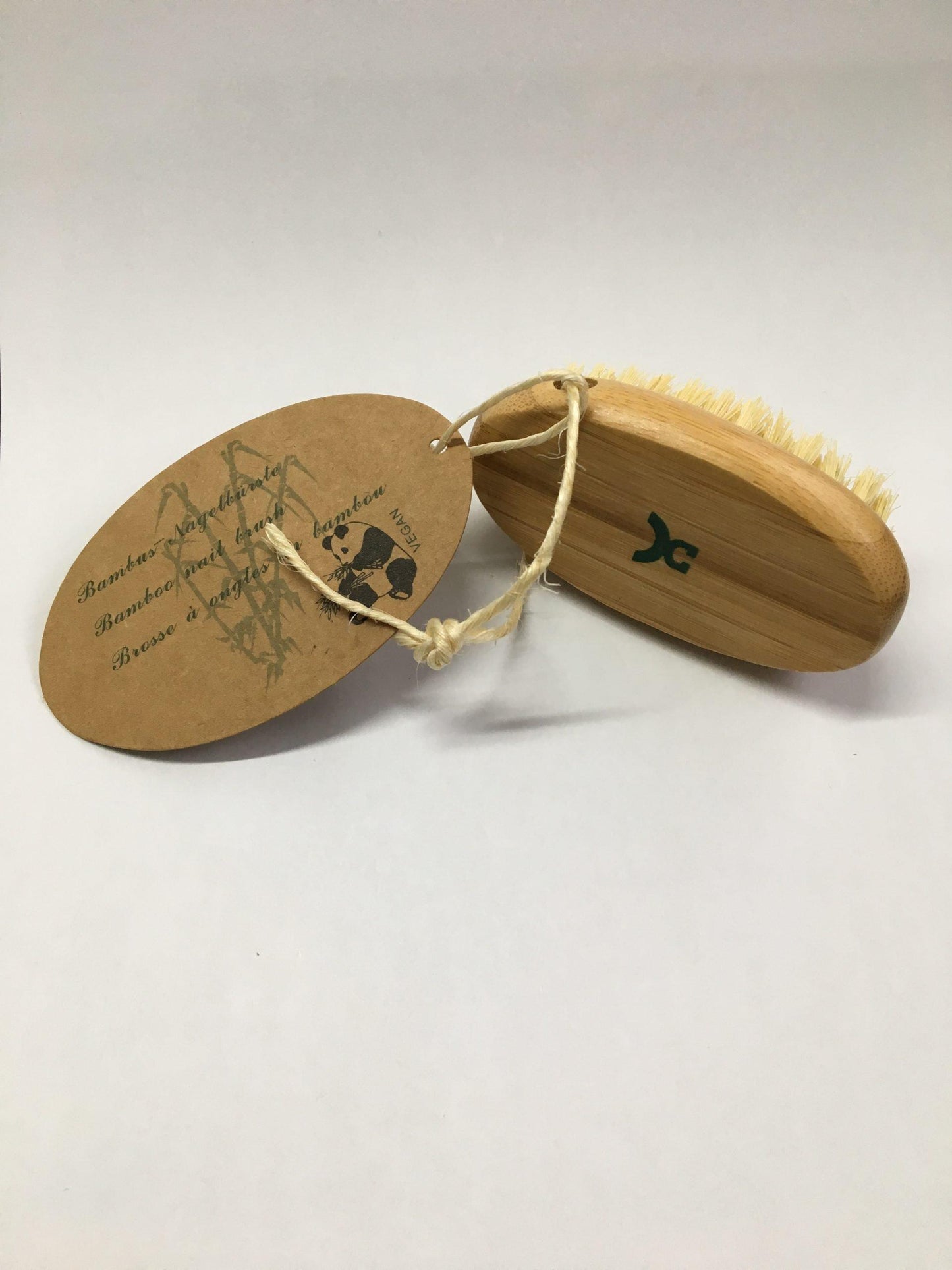 Croll & Denecke Nail brush with coconut bristles on a string