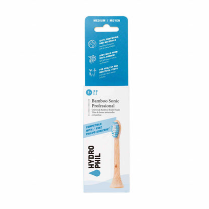 Hydrophil Sonic Electrical toothbrush heads bamboo
