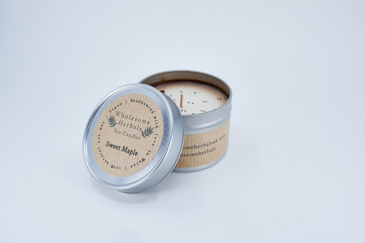 Sweet Maple Soy Candle by Wholesome Herbals