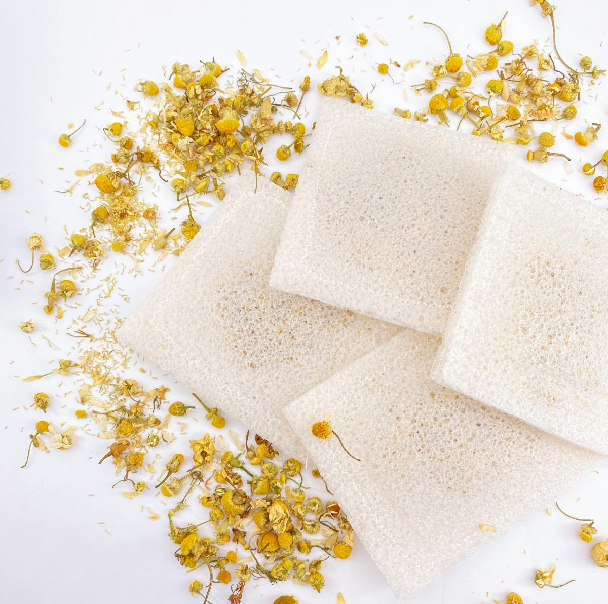 Camomile Konjac Pods by Funky Soap Shop