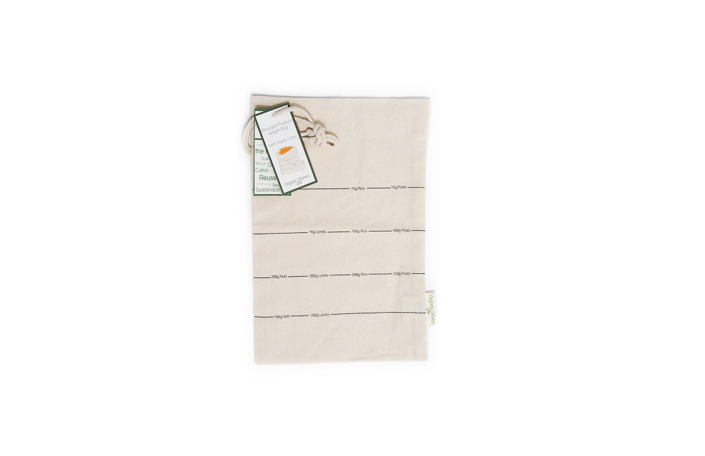 Reusable Produce Bag – Organic Cotton Weigh Bag | Organic Stories