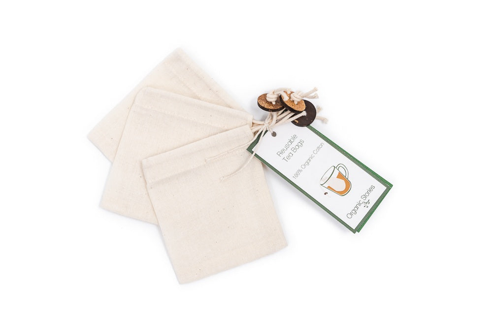 Organic Stories Reusable Tea Bag - Set of 10