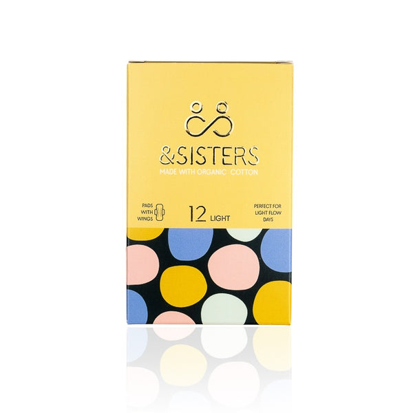 &Sisters organic cotton light sanitary pads