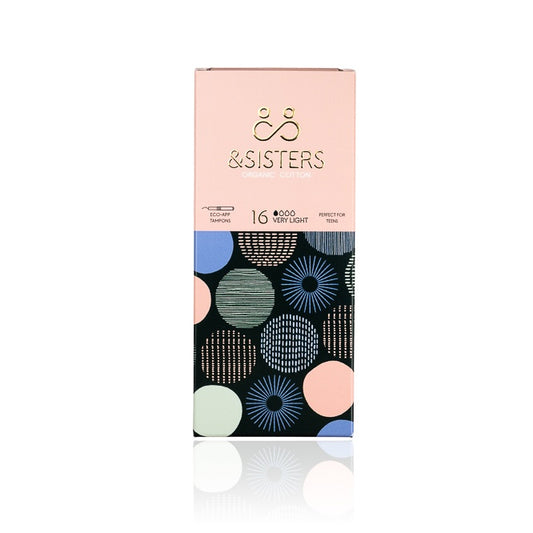 &Sisters Organic Cotton Tampon with Applicator (very light)