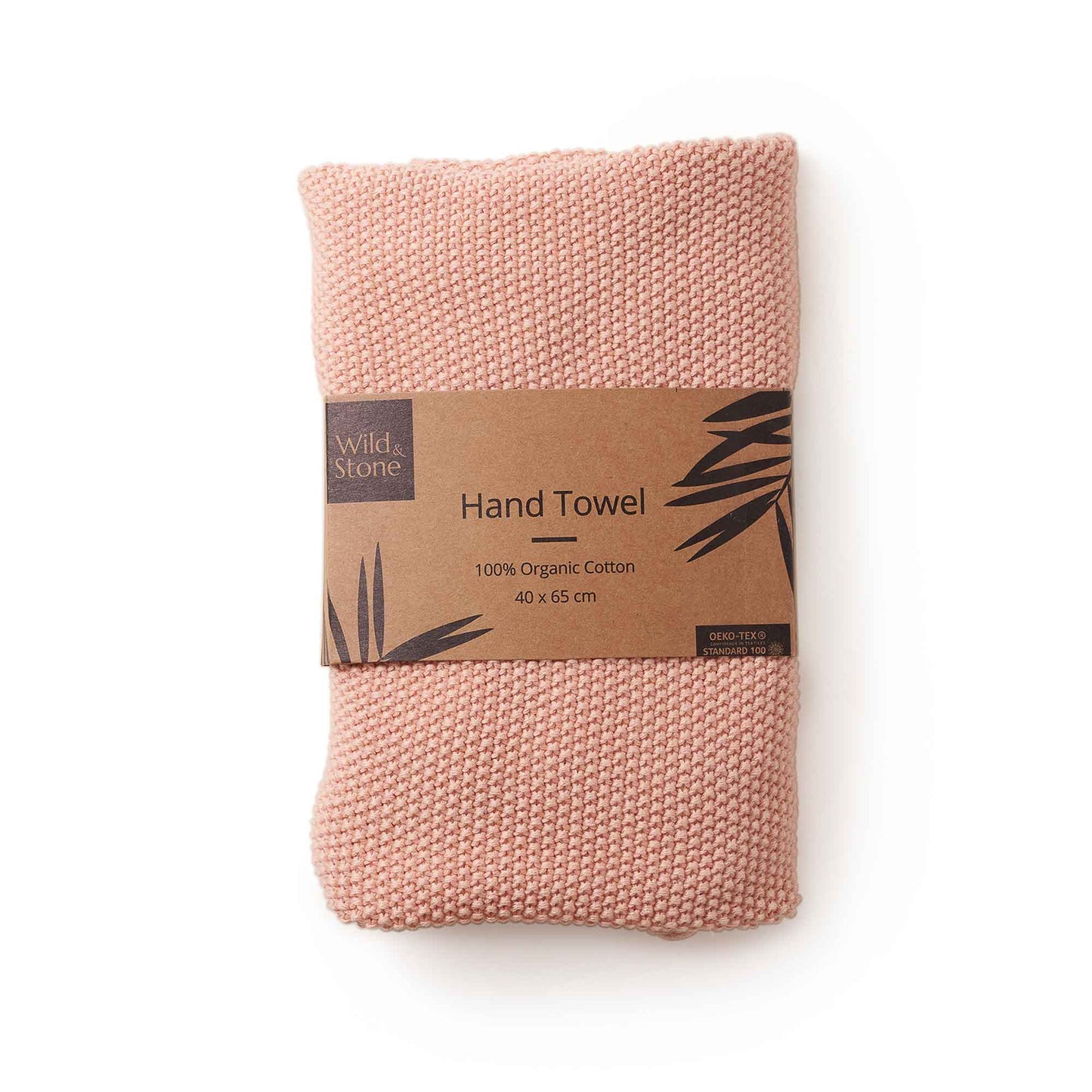 Wild & Stone Organic Cotton Hand Towel in Rose