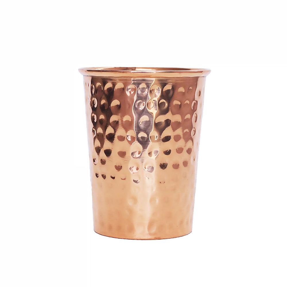 Copper Hammered Water Cup by Forrest & Love