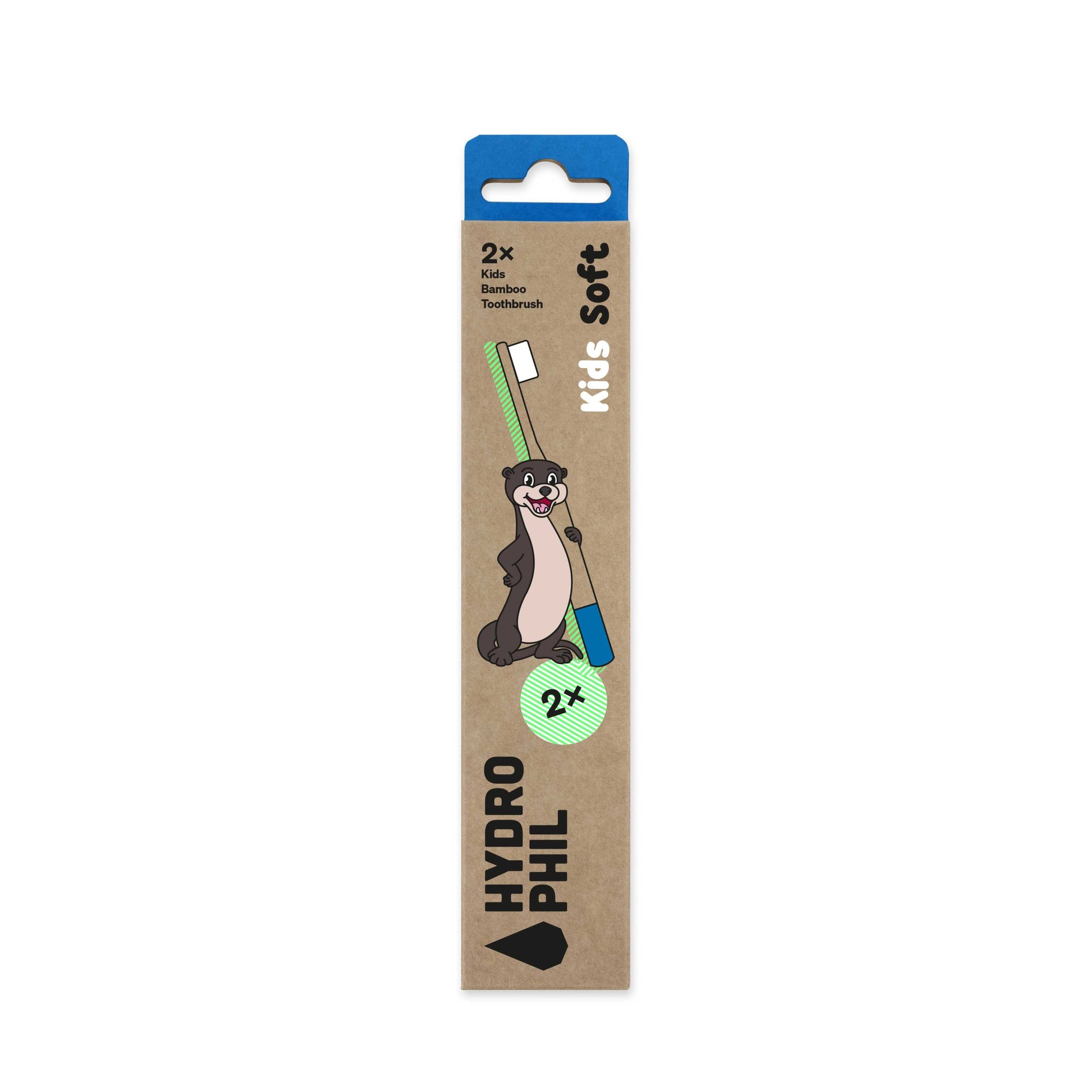 Hydrophil bamboo toothbrush for kids in blue