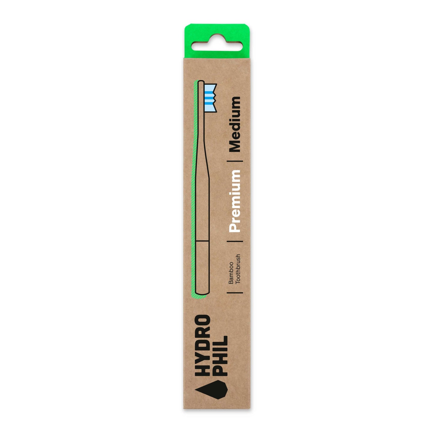 Hydrophil bamboo toothbrush premium medium