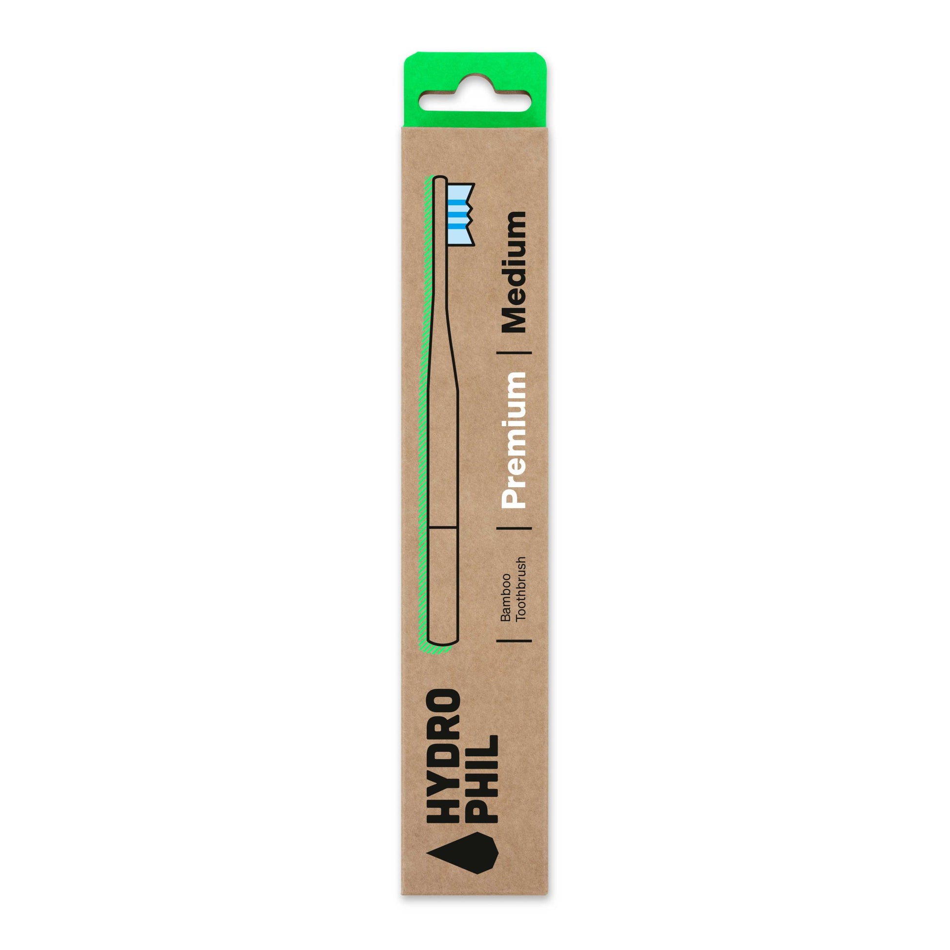 Hydrophil bamboo toothbrush premium medium