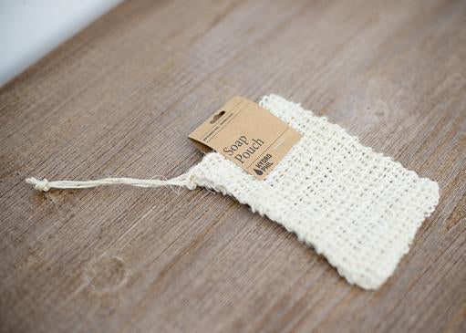 Hydrophil biodegradable soap pouch from sisal